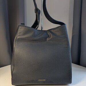 Love & Lore Black Tote Bag - Everywhere Hobo Tote - Good Condition